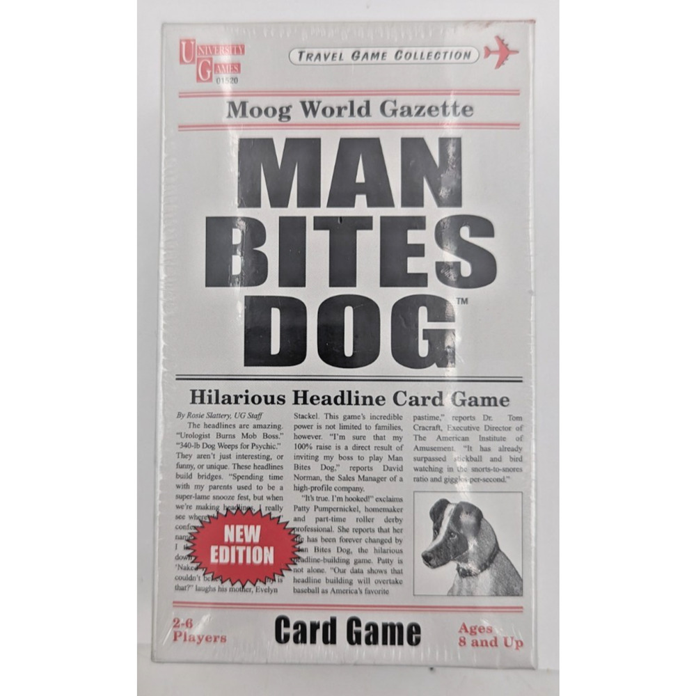 Man Bites Dog Card Game University Games